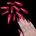 Siusio 400 Colorful Coffin Full Cover Press-On Acrylic Nails - Extra Long Pink Ballerina Artificial Tips for Women & Girls Nail Art Decoration - Buy Online on GoSupps.com