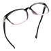 LIFEART Blue-light protective glasses computer reading glasses play glasses TV glasses for women men glare protection 06_nola_schwarz purple 1.25 x
