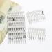 20 Pack Bulk Silver Metal Side Hair Combs for Crafting and Wedding Accessories - Buy Online on GoSupps.com