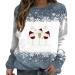 Generically Christmas sweater funny women long arm rudolph reindeer elf Christmas sweater long-sleeved shirt teen girl Christmas jumper hooded sweater women sweater sale ladies f-dark gray m