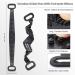 FREATECH Exfoliating Silicone Back Scrubber - Dual-sided Shower Back Washer for Deep Cleansing and Massage - Black - Buy Online on GoSupps.com