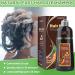 Zixsirp Dark Brown Hair Dye Shampoo 3 in 1 Herbal Ingredients for Gray Coverage - 500ml - Buy Online on GoSupps.com