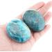Orientrea Blue Apatite Palm Stone - Set of 2 | Pocket Energy Crystal for Healing | Smooth Worry Stone - Buy Online on GoSupps.com
