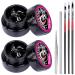 Rhinestone Resin Glue, Teenitor Nail Art Decoration Tools Kit with 8ml Gem Rhinestone Gel Resin Glue 3pcs Nail Brushes Wax Pen Stick Rhinestones Picking Tweezers (UV/LED Cure Needed)