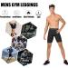 YUSHOW Men's Compression Shorts with Pocket - Quick Dry Spandex Sports Running Underwear - Black, Medium - Buy Online on GoSupps.com