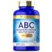 Carlyle Senior Multivitamin for Over 60 | 240 Tablets | with Lutein & Lycopene | ABC Advanced Supplement for Men and Women | Non-GMO Gluten Free