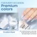 AZUREBEAUTY Clear Dip Powder Nail 1 Oz/28g | Transparent Dipping Powder for French Manicure | Acrylic Nail Art Kit | No Need for Lamp | Beginner DIY Salon Quality - Buy Online on GoSupps.com