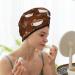 Hair Towel Wrap - Quick-Dry Hair Drying Turban with Button | Sloths Need More Coffee Design - Buy Online on GoSupps.com