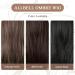 Buy Allbell Long Layers Dark Brown Wig with Curtain Bangs - Heat-Resistant Synthetic Wigs for Women | International Shipping Available - Buy Online on GoSupps.com