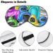 Sleep Mask for Kids - Cartoon Colored Robots Eye Mask with Adjustable Strap | Funny Sleep Shade Cover | Blocks Light & Reduces Puffy Eyes | Perfect Gift - Buy Online on GoSupps.com