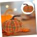 OUNONA Thanksgiving Pumpkin Decor Ornament Pumpkin Pin Cushions Fabric Photo Prop Fake Pumpkin Household Colorful 15x15cm - Buy Online on GoSupps.com