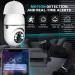 360 Degree PTZ Wireless WiFi Light Socket Camera with Floodlight & Night Vision - 64GB Micro SD Card - 2.4Ghz/5Ghz - White - Buy Online on GoSupps.com