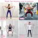 Pilates Bar Kit with Adjustable Resistance Bands | Portable 3-Section Pilates Stick Bar for Full Body Workout | Ideal for Home, Gym, Office, Travel | Pink - Buy Online on GoSupps.com