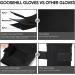Goosehill Neoprene Diving Gloves 3mm | Update Palm Rubber Granules | Ergonomic Pre-Curved Fingers | Thermal Gloves for Diving, Snorkeling, Surfing | Black - Small - Buy Online on GoSupps.com