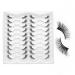 12MM Asian Natural Half Lashes Wispy 3D Faux Mink Short Eyelashes Natural Look Cat Eye Natural False Lashes Pack XD09 Half Lashes