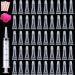 50Pcs 0.34oz 10ml Lip Gloss Tubes Empty containers for Lip Balm Cosmetic with Free Syringe and Labels 10ml* 50pcs