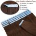 Elailite 20PCS Invisible Tape Extensions | Real Remy Human Hair | 40cm #04 Mittles Braun | Long-lasting Natural Look - Buy Online on GoSupps.com