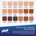 Graftobian HD High-Definition Super Palette - Neutral Shades | Professional Foundation Palette for Contour & Coverage | Includes Free Blending Sponge | Face Cream Makeup Artist Kit - Buy Online on GoSupps.com