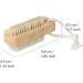 PARSA Beauty Double-Sided Wooden Hand Washing Brush - Ideal for Bathroom Toilet Washbasin Workshop & Garden - Buy Online on GoSupps.com