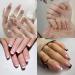 600 Pieces Oval Nail Tips - 12 Sizes Short French Half Cover for DIY Nail Studios | Natural False Nails - Buy Online on GoSupps.com