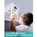 Medicine Lock Box - Safe Storage for Medications Food and Devices | Large Clear Lockable Box for Home & Office - Buy Online on GoSupps.com