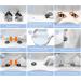 Elongated Toilet Seat Cover UF Heavy Duty Soft Close Toilet Seat Top Mounting Metal Bolts Quick Release Easy Install Clean Toilet Seats White S Little Surprise Small - Buy Online on GoSupps.com
