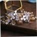 Housoutil Rhinestone Hair Comb Pearl Hair Comb Flower Hair Combs for Women Decorative Rhinestone Gold Hair Comb Floral Hair Comb Vintage Hair Comb Tiara Korean Bride Hair Accessories - Buy Online on GoSupps.com