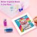 JUSTDOLIFE Embroidery Diamond Storage Box - 30 Small Beads Containers for Diamond Painting, Jewelry, Art & Craft - Buy Online on GoSupps.com