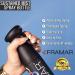 Framar Premium Hair Spray Bottle - Fine Mist Mister for Hair & Plants | Continuous Water Spray Bottle in Black - Buy Online on GoSupps.com