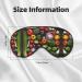 Ultra-Soft Light-Blocking Eye Mask | Various Vegetables Print for Optimal Comfort & Restful Sleep | International Shipping Available - Buy Online on GoSupps.com