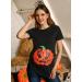G and PL Halloween Pregnancy Women's Top Maternity Funny Graphic Shirt - S-XXL | Pumpkin Face Design - Buy Online on GoSupps.com