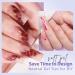 Bartbox Long Square Nail Tips - Full Cover Soft Gel XL Nail Tips (150 pcs) | Beige Quadratic Artificial Fingernails for Gel Extensions - Buy Online on GoSupps.com