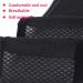 ZRQ 4 Pcs Deluxe Foam Mesh Wrap Bath Hair Makeup Wraps - Breathable Adjustable Non Slip Cool Mesh Fabric, Soft Satin Edge Laying Scarf for Women - Black - Buy Online on GoSupps.com