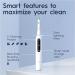 Oral-B iO5 Electric Toothbrush: Christmas Gift for Adults | 5 Modes with Teeth Whitening | 1 Toothbrush Head & Travel Case | UK 2 Pin Plug | White - 1 Count - Buy Online on GoSupps.com