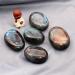 Orientrea Labradorite Palm Stone-1 Pc Labradorite Pocket Energy Stone Smooth Healing Crystal Worry Stone (Labradorite(1 pc)) - Buy Online on GoSupps.com