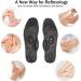 Acupressure Magnetic Shoe Insoles for Foot Pain Relief - Black (Female) - Buy Online on GoSupps.com