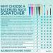 Back Bliss Back Scratcher - Patented Design for Itching Relief Gift Box Included 5 Colors Perfect Gift Idea - Single Pack Rose - Buy Online on GoSupps.com