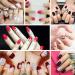 50 Pieces Nail Presentation Color Fields - Transparent Nail Tips & False Nail Art Sticks for Practice | Perfect Nail Polish Color Card Plates - Buy Online on GoSupps.com