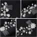 Lurrose Wedding Hair Comb Rhinestone Crystal Pearl Bridal Hair Vine Clip Headband Headpiece Hair Accessories for Women - Buy Online on GoSupps.com