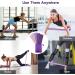 Skin-Friendly Resistance Bands Set - 5 Levels for Legs, Glutes, Arms - Pilates, Yoga - Carry Bag Included - Buy Online on GoSupps.com