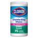 Clorox Disinfecting Wipes, Bleach-Free & Fresh Scented - 75 Count - Buy Online on GoSupps.com