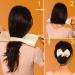 6Pcs Oversized French Twist Deft Bun Hair Bun Set for Women - Magic Donut Hair Bun Maker & Hairstyle Shaper Clip - Reusable Solid A Bun for Hair - Buy Online on GoSupps.com