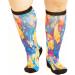 Gooi Extra Wide Diabetic Socks for Women | Colorful Slouchy Plus Size 13-15 | Thermal Leg Warmers for Swollen Feet & Edema - Big & Tall Comfort - Buy Online on GoSupps.com