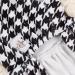 Cuteebone Houndstooth Dog Dress with Turtleneck | Puppy Skirt Costume & Pet Outfit | Perfect Birthday Gift for Dogs - Buy Online on GoSupps.com