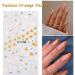 5D Flower Nail Art Stickers - Spring Daisy Design in White Yellow - Self Adhesive Nail Decals for Manicure Decoration - Buy Online on GoSupps.com