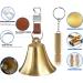 Pacify 3/6 Pack Loud Bear Bell with Whistle Set - 2 Inch Hiking Gear with Emergency Whistle and Carabiner Clip for Survival, Biking, Climbing - Buy Online on GoSupps.com