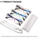 EYEURL Cat Eye Reading Glasses for Women - 3 Pack Blue Light Blocking Stylish Eyeglasses (2.75) in Brown Green & Purple - Buy Online on GoSupps.com