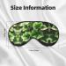 Ivy Blossoms Tree Double-Sided Sleep Eye Mask | Comfortable Blindfold with Adjustable Strap | Light Blocking Black for Travel & Sleep - Buy Online on GoSupps.com