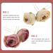 LALAFINA 3 Pairs Rose Hairpin Women Hair Fork Bridal Hair Fork Bridal Hair Clip Hair Barrettes for Women Wedding Headpiece for Bride Hair Holder Roses Accessories Silk Cloth Miss - Buy Online on GoSupps.com