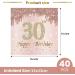 40 Pink Napkins for 30th Birthday - Premium 33x33cm Party Decor for Men & Women - Buy Online on GoSupps.com
